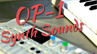 Teenage Engineering OP-1 synth sounds & short track