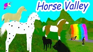 Horse Valley & Foals + Pegasus In New  World - Let's Play Online Roblox Horse Games