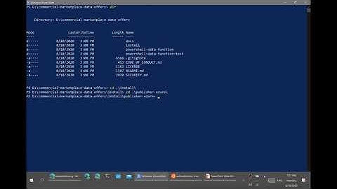 Installing Data Marketplace Azure Resources