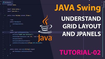 Understand GridLayout & JPanel using JAVA Swing | TUT - 02