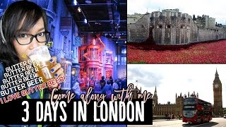 My 3Day London Trip  Warner Bros. Studio Tour, London Eye Walk, & More! | Pippopunkie