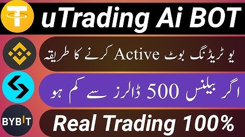 uTrading AI Bot | How to  Activate & Earn Bot if Balance less than 500$ | 100% Real Trading Guide