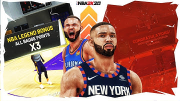 NBA 2K20 HOF QUICK DRAW HOW TO GET 3X BADGE PROGRESSION