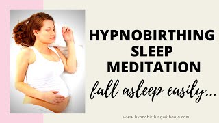 HYPNOBIRTHING MEDITATION SLEEP- Guided meditation for pregnancy sleep- Bedtime pregnancy meditation screenshot 1