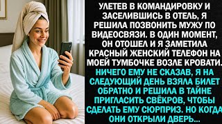 видео: Улетев в командировку и поселившись в отель, я решила позвонить мужу по видеосвязи. В один момент... картинка: Улетев в командировку и поселившись в отель, я решила позвонить мужу по видеосвязи. В один момент...