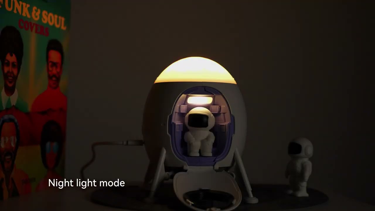 Нічник Проектор XO CF38 Starlight Lander + колонка Bluetooth - YouTube