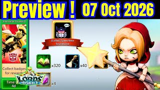 Tomorrow Reset 07 October 2026 Update Lords Mobile! Previews Monster , Packs, Events screenshot 3