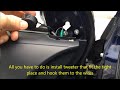 How to install Mitsubishi Lancer tweeters for $2