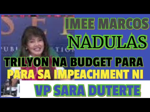 1 TRILYON NA BUDGET PARA MA-IMPEACH SI VP SARA DUTERTE-IMEE MARCOS /ABANGAN ANG SUSUNOD NA KABANATA!