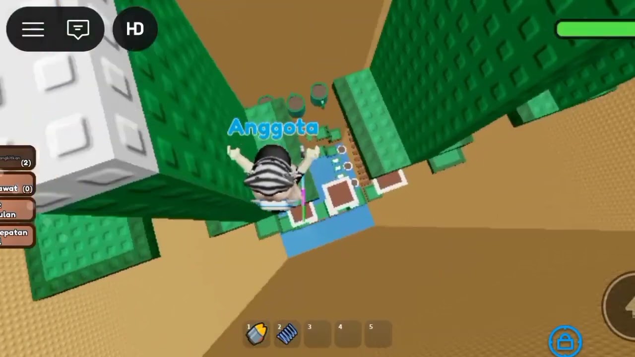 Angel Bermain Menara Milo di Roblox