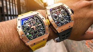 Richard Mille Watches - RM 11-01 vs RM 11-03 Luxury Watch Review!