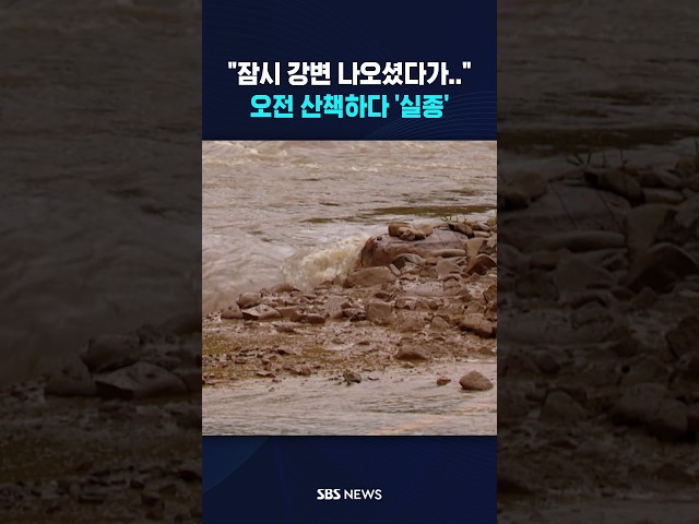 "잠시 강변에 나오셨다가.." #shorts