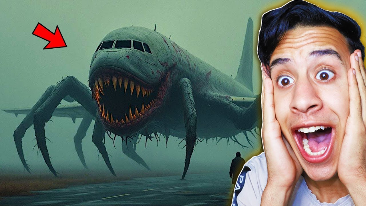 ظهور وحش الطائرة الحقيقي في مطار لوس أنجلوس ( لن تصدق ماذا فعل ) !!🔥😨