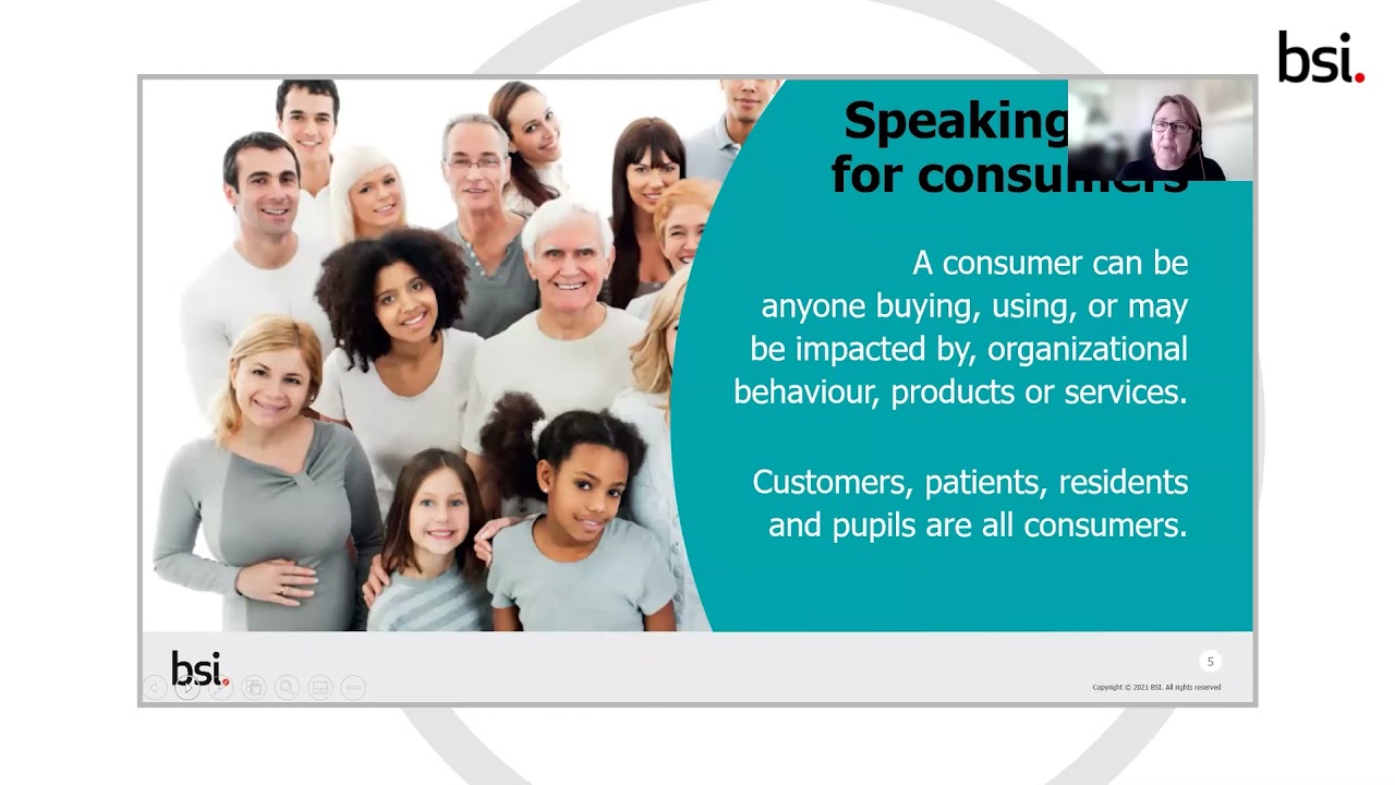 BSI Standards Conference 2021-  Why us Why now Sustainability, consumers, and standards