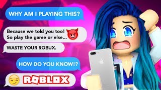 Why can't I stop texting in Roblox!?