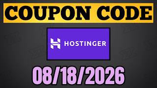 Hostinger Coupon Code August 2026 - Hostinger Discount Code Promo Code - 08/18/2026