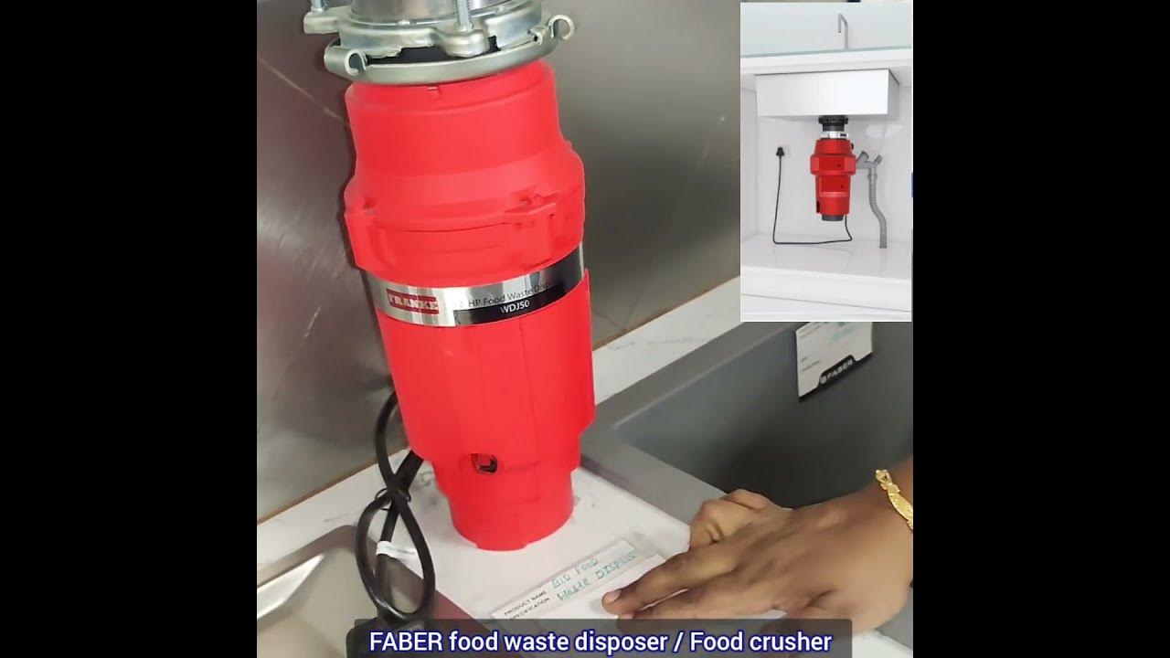 Amazing kitchen appliances - Food waste disposer / Food crusher by