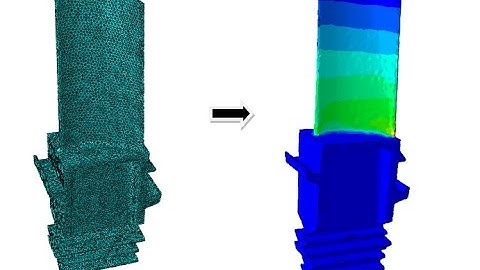 Abaqus Tutorial: Stress Analysis of Gas Turbine Blade Dueto Centrifugal Force #abaqustutorial