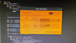 SimusPlayer test (modplayer) screenshot 4