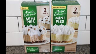 Marie Callender’s Mini Pies NEW Salted Caramel Cream & IMPROVED RECIPE Key Lime Review