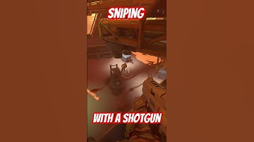 Sniping in Doom 2016 with a shotgun lol #shorts