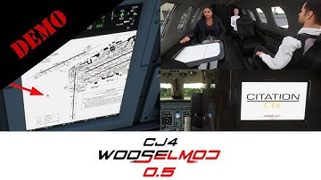 CJ4 WooselMod v0.5 - NEW: cabin info screen