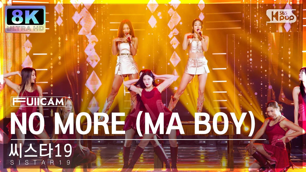 [초고화질 8K] 씨스타19 'NO MORE (MA BOY)' (SISTAR19 FullCam)│@SBS Inkigayo 240128