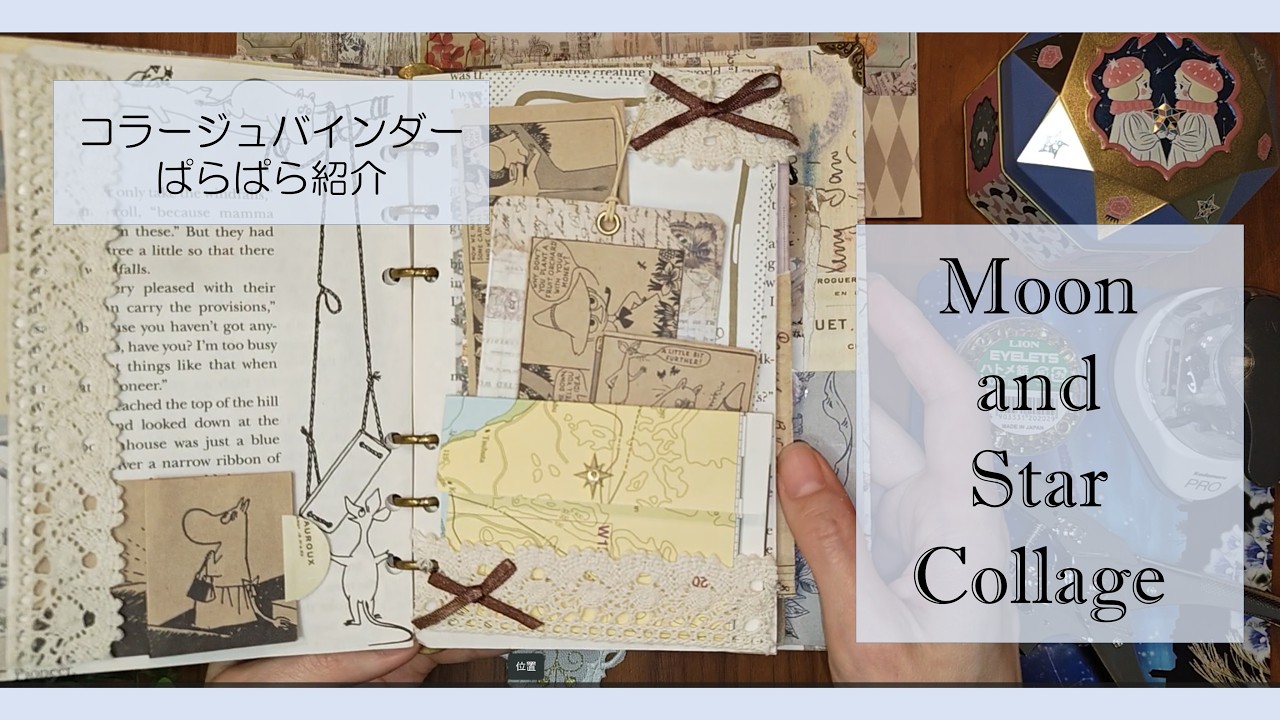 【ぱらぱら紹介】自作コラージュバインダー