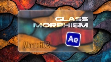 Эффект стекла в After Effects — стильный Glass Morphism за пару минут!