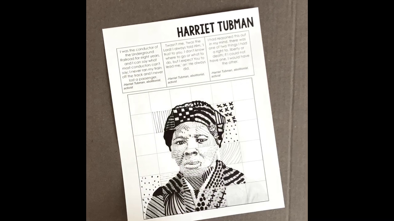 ⁣Black History Month Art Activity / Civil Rights Leaders Portraits