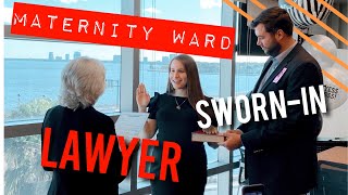 Sworn-In a Maternity Ward | Lawyer Expecting Twins