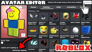 Roblox Avatar Editor Update 2024:
\