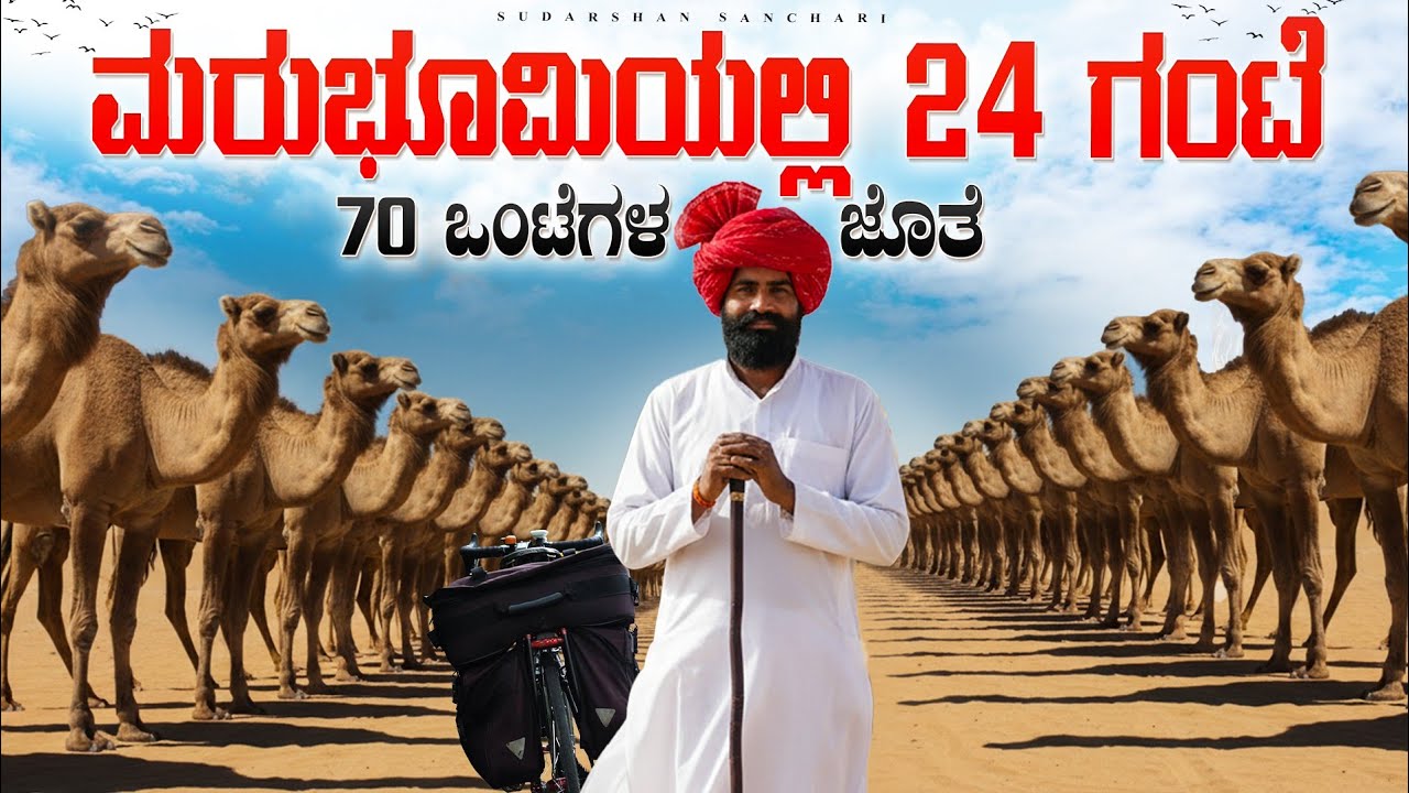 ಮರುಭೂಮಿಯಲ್ಲಿ 24 ಗಂಟೆ - 70 ಒಂಟೆಗಳ ಜೊತೆ | ಒಟ್ಟು ಬೆಲೆ ಎಷ್ಟು ಕೋಟಿಗೊತ್ತಾ? | Desert life with camels | 