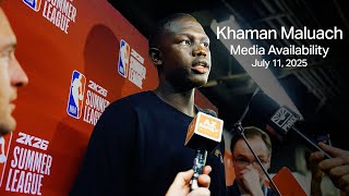 Khaman Maluach speaks on his Summer League debut | Phoenix Suns Media Availability Guide