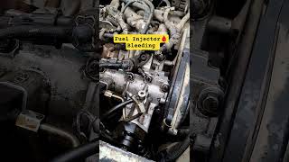 Fuel Injector 🩸 Bleeding #shorts #bleeding #fuel #diesel #injector #injection