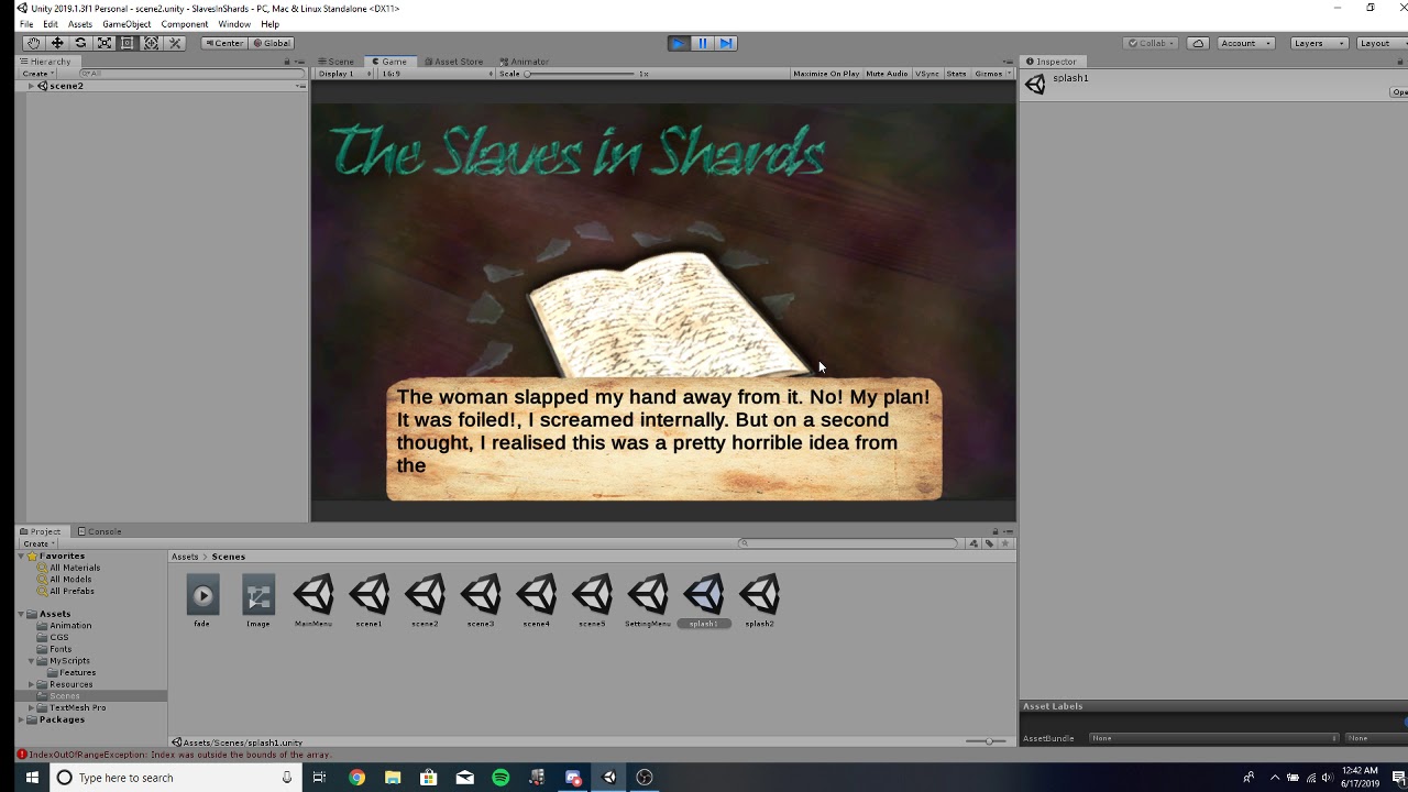 Visual Novel Update in Unity - YouTube