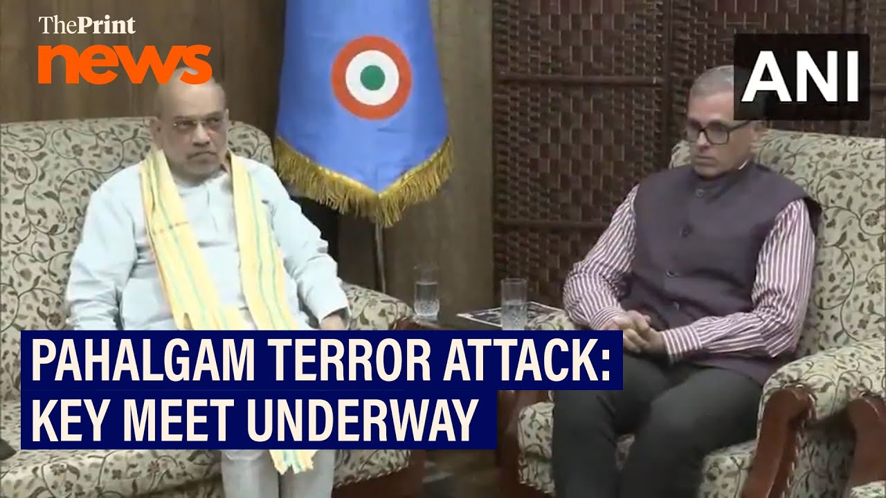 Pahalgam terror attack: Jammu & Kashmir CM briefs Home Minister Amit Shah
