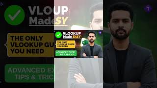 How to Use VLOOKUP in Excel for Beginners - #vlookup #exceltutorial #exceltips #shorts