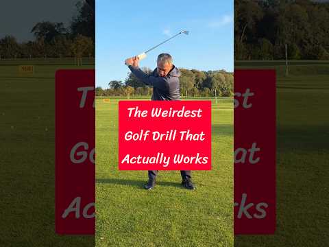 The Weirdest Golf Drill That Actually Works #golfswing #golfcoach #golfdrills