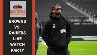 CLEVELAND BROWNS VS. LAS VEGAS RAIDERS WATCH PARTY: Shedeur Sanders makes his first NFL start
