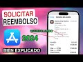 COMO SOLICITAR UN REEMBOLSO EN APPSTORE PASO A PASO #appstore #apple #iphone #ios18