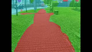 outdoor robot - image segmentation