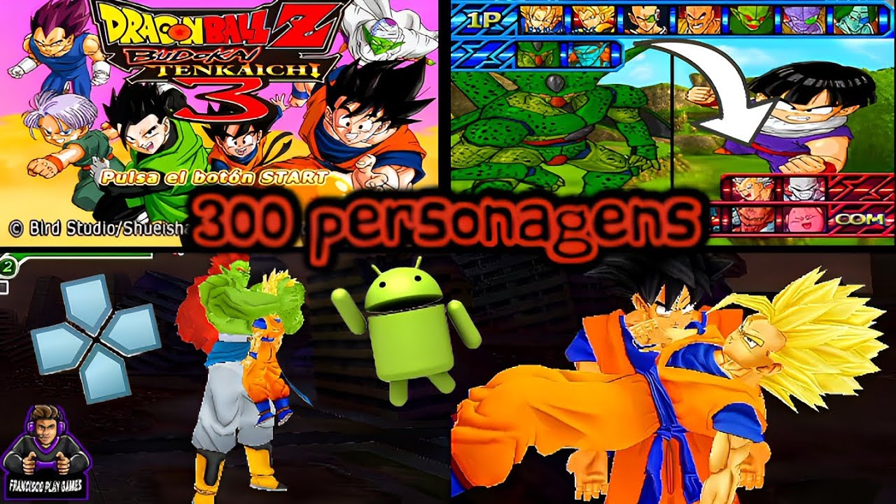😱INCRÍVEL!! PROGETOR ISO DBZ BT3 (2025) CON 300 PERSONAGENS DE TODAS AS SAGAS MOD DBZ TTT PARA PSP