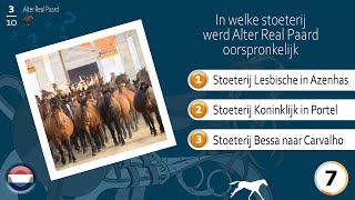 Alter Real Paard, De Paardenquiz, Paarden Rassen