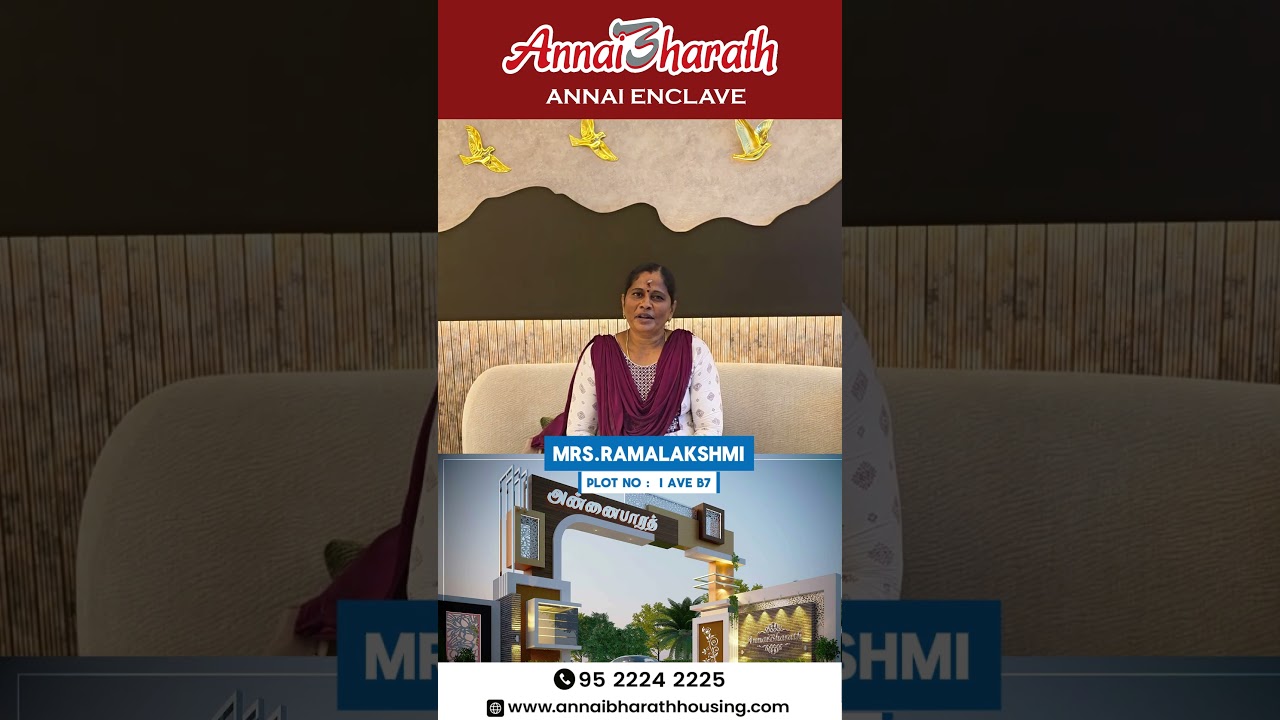 AnnaiBharath Customer Short Testimonial — Gated Villa Madurai