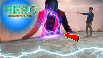 Hero gayab mode on Blink Portal Effect VFX tutorial | Hero gayab mode on editing