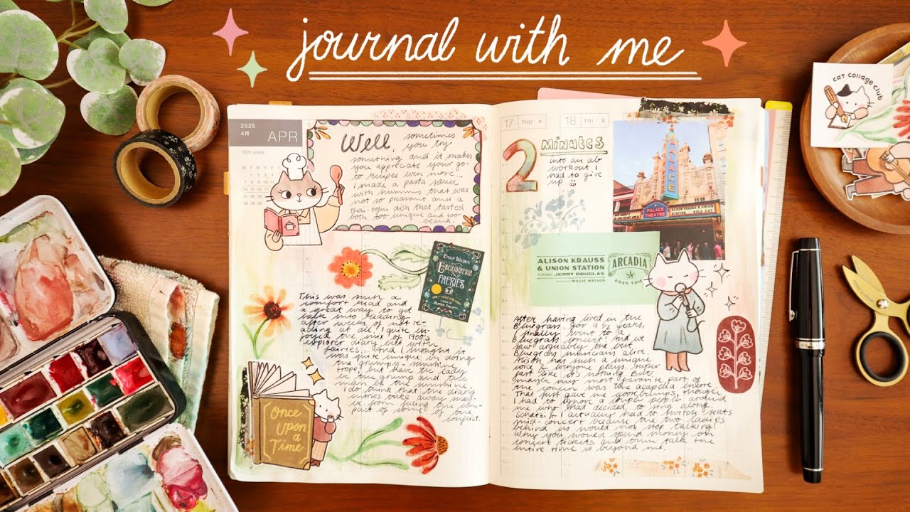 Chatty Journal With Me ✿ Hobonichi Cousin Weekly Spread