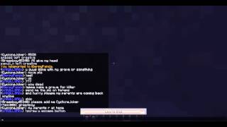 Minecraft- Interesting glitch in Spudcraft