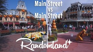 Main street usa at disneyland vs the magic kingdom walt disney world
in orlando florida! obviously it's tough to cover an entire 'land'
full of shops, res...
