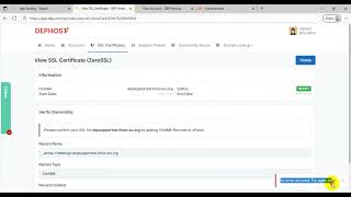 Free SSL Certificate Guide Video | DEP Hosting